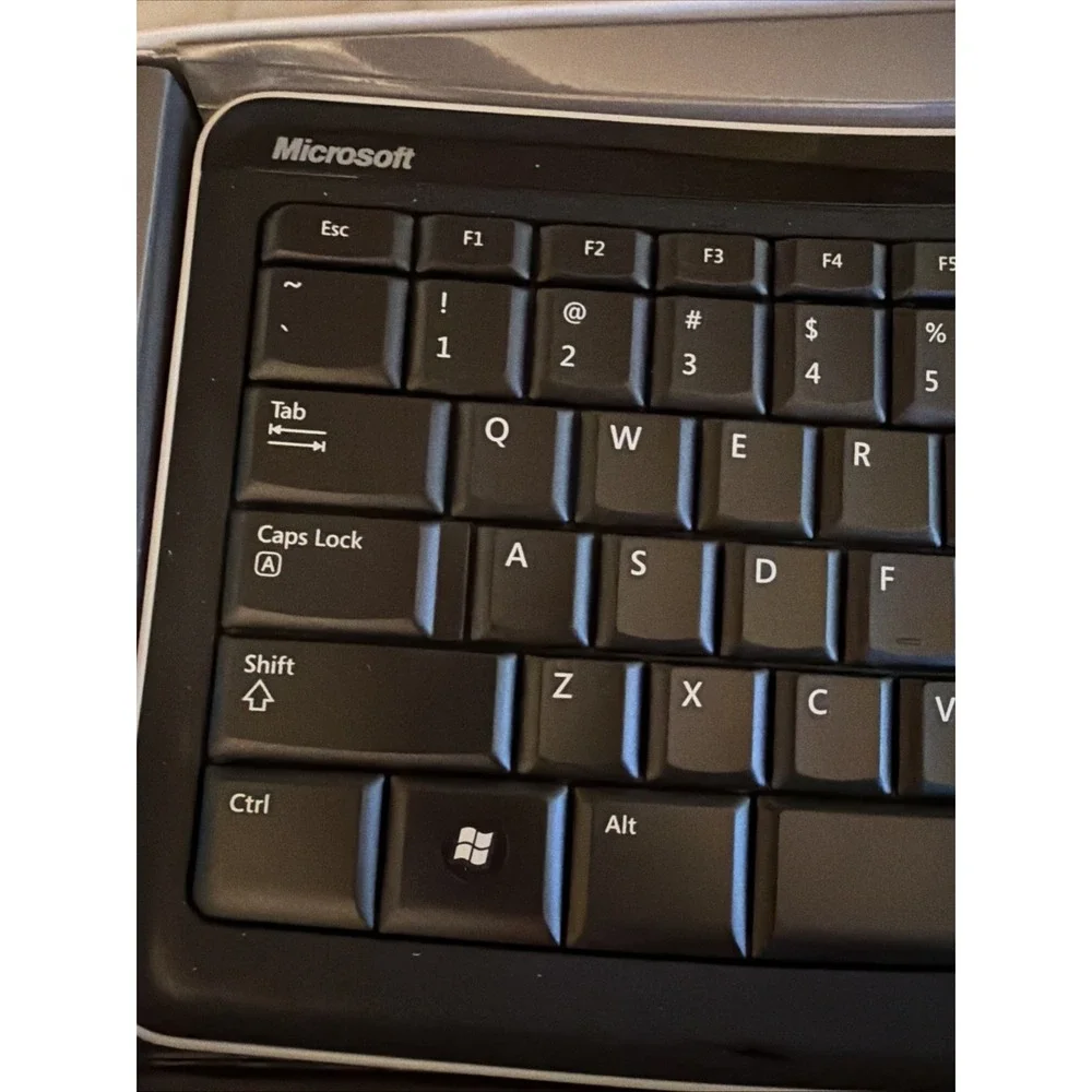 Microsoft Keyboard Black Bluetooth Mobile 5000 Comfort‎ Curve Ergonomic 1390